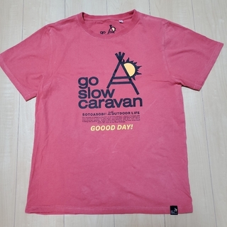 ゴースローキャラバン(go slow caravan)のgo slow caravan 半袖Tシャツ L(Tシャツ/カットソー(半袖/袖なし))