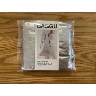 BAGGU  メタリックシルバー スタンダードサイズ