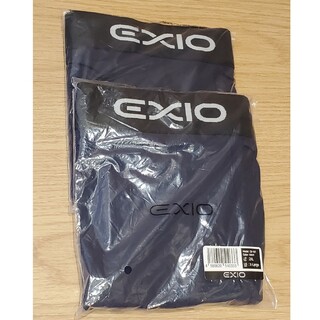 エクシオ(EXIO)の2枚組 EXIO ボクサーブリーフ 2XL  ネイビー  前とじ  EX-101(ボクサーパンツ)