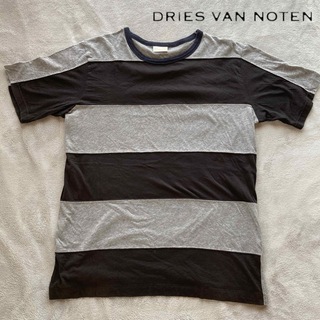 ドリスヴァンノッテン(DRIES VAN NOTEN)のDries Van Noten ドリスヴァンノッテン ボーダーTシャツ　切り替え(Tシャツ/カットソー(半袖/袖なし))