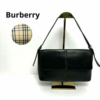 BURBERRY - Burberry　バーバリー　ハンドバッグ　ノバチェック　ブラック　黒