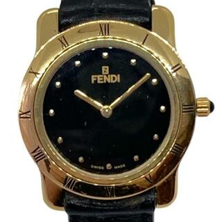フェンディ(FENDI)のFENDI(フェンディ) 腕時計 800J ボーイズ 黒(腕時計)