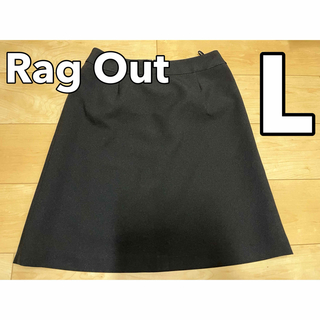 Rag Out レディース スーツ スカート  黒 L(ひざ丈スカート)
