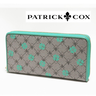 パトリックコックス(PATRICK COX)の《パトリックコックス》新品 幸運の四つ葉のクローバー ラウンドファスナー式長財布(財布)