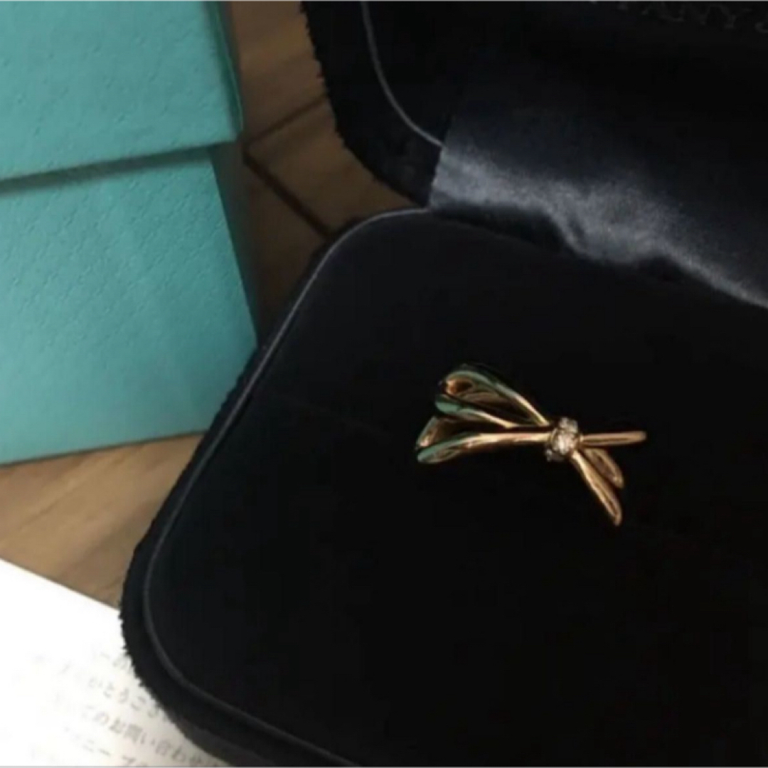Tiffany & Co. - ティファニー 18金 ボウ リボン リング 7号の Tiffany & Co. - ティファニー 18金 ボウ リボン リング 7号の