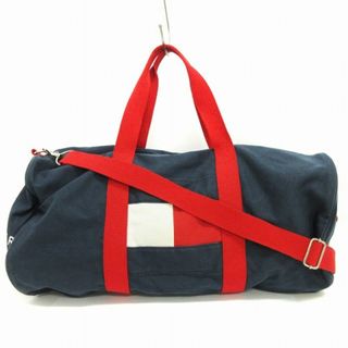 トミーヒルフィガー(TOMMY HILFIGER)のトミーヒルフィガー ボストンバッグ ショルダー 2way ネイビー レッド(ボストンバッグ)