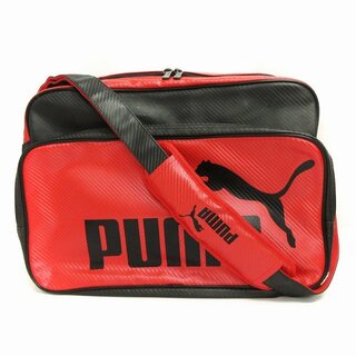 PUMA - プーマ PUMA ショルダーバッグ スポーツバッグ 赤 レッド 黒 ブラック