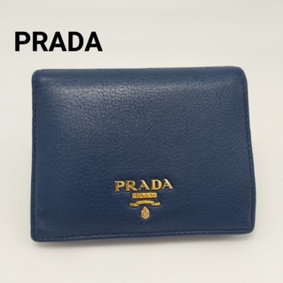 プラダ(PRADA)の極美品✨プラダ　折り財布　レザー(財布)