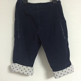 プチバトー(PETIT BATEAU)のプチバトー 18m 81cm ネイビー コーデュロイ パンツ(パンツ)