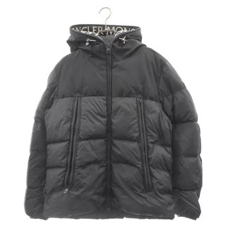 モンクレール(MONCLER)のMONCLER モンクレール 18AW MONTCLAR GIUBBOTTO D20914132085 モンクラー ロゴ刺繍ナイロンフーデットダウンジャケット ダウンパーカーブラック(ダウンジャケット)