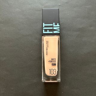 MAYBELLINE - フィットミー リキッド ファンデーション R 【マット】103 明るい肌色(ピン