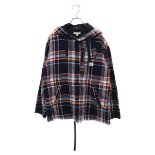 エンジニアードガーメンツ(Engineered Garments)のEngineered Garments エンジニアド ガーメンツ EG Bench Jacket (Nel Check) ネルチェック ベンチジャケット ネイビー/オレンジ(フライトジャケット)