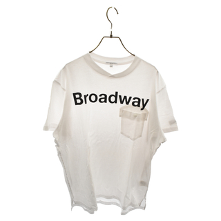 エンジニアードガーメンツ(Engineered Garments)のEngineered Garments エンジニアド ガーメンツ EG Broadway Print T ブロードウェイ 半袖Tシャツ ホワイト(Tシャツ/カットソー(半袖/袖なし))