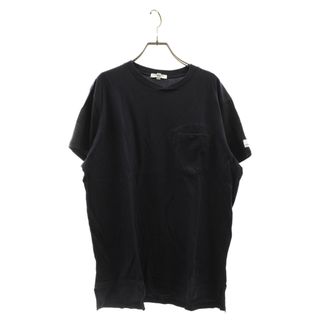 エンジニアードガーメンツ(Engineered Garments)のEngineered Garments エンジニアド ガーメンツ EG LaG or JFK Print T 胸ポケット 半袖Tシャツ ネイビー(Tシャツ/カットソー(半袖/袖なし))