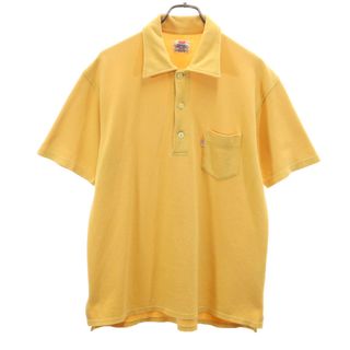 Levi's - リーバイス 90s オールド 半袖 ポロシャツ L 山吹色 Levi's メンズ