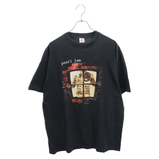 VINTAGE ヴィンテージ 90S VINTEGE PEARL JAM 1993 WINDOW PANE FITS パールジャム 両面プリント半袖Tシャツ カットソー ブラック ヴィンテージ(Tシャツ/カットソー(半袖/袖なし))
