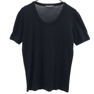 ドルチェアンドガッバーナ(DOLCE&GABBANA)のドルチェアンドガッバーナ イタリア製 半袖 Tシャツ 44 ブラック DOLCE&GABBANA メンズ(Tシャツ/カットソー(半袖/袖なし))