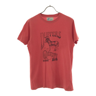 ダファー ロゴ 半袖 Tシャツ レッド系 DUFFER メンズ(Tシャツ/カットソー(半袖/袖なし))