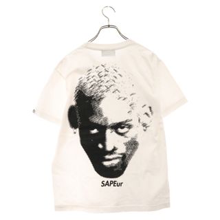 SAPEur サプール RODMAN S/S Tee デニスロッドマン バックフォトプリント 半袖Tシャツ ホワイト(Tシャツ/カットソー(半袖/袖なし))