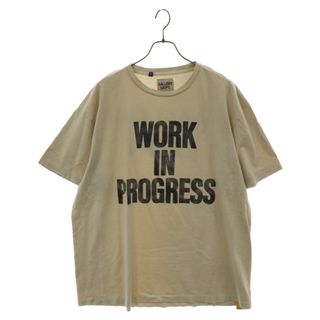 GALLERY DEPT. ギャラリーデプト 24SS WORK IN PROGRESS TEE ワーク イン プログレス プリントTシャツ 半袖カットソー ベージュ(Tシャツ/カットソー(半袖/袖なし))