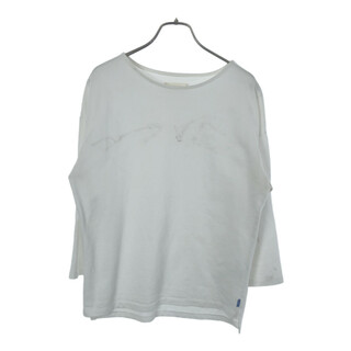 シールームリン 日本製 ロゴプリント 7分袖 Tシャツ FREE ホワイト SeaRoomlynn ロンT レディース