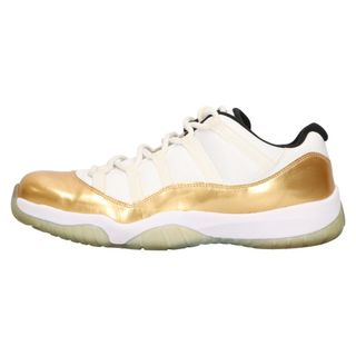 ナイキ(NIKE)のNIKE ナイキ AIR JORDAN 11 RETRO LOW CLOSING CEREMONY エア ジョーダン 11 クロージング セレモニー ローカットスニーカー ホワイト/ゴールド US10.5/28.5cm 528895-103(スニーカー)