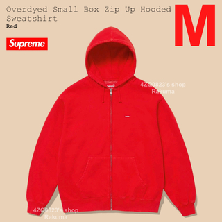 Supreme - Supreme Overdyed Small Box Zip Up Hooded