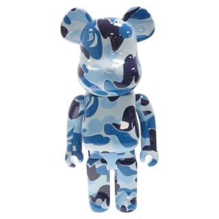 メディコムトイ(MEDICOM TOY)のMEDICOM TOY メディコムトイ BE@RBRICK×A BATHING APE BAPE ABC CAMO 1000% BLUE ベアブリック アベイシングエイプ ベイプ ABCカモ フィギュア 人形 ブルー(その他)