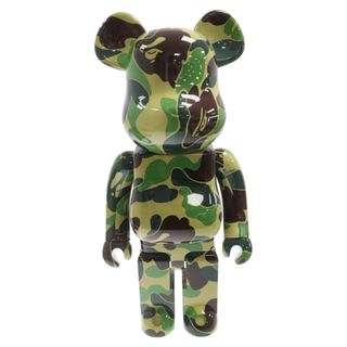 メディコムトイ(MEDICOM TOY)のMEDICOM TOY メディコムトイ BE@RBRICK×A BATHING APE BAPE ABC CAMO 1000% GREEN ベアブリック アベイシングエイプ ベイプ ABCカモ フィギュア 人形 グリーン(その他)