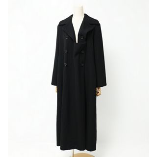 tricot COMME des GARCONS トリコ コムデギャルソン AD1996 ロングコート ワンピース レディース ウール ブラック ブランド古着【中古】20240402/GP5620