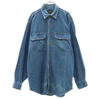 ラングラー(Wrangler)のラングラー 長袖 デニムシャツ LL Wrangler メンズ(シャツ)