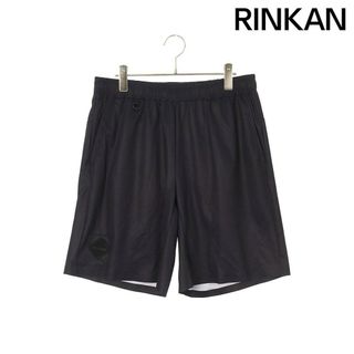 エフシーアールビー(F.C.R.B.)のエフシーアールビー ×ヨウジヤマモト Yohji Yamamoto  23AW  WILDSIDE YOHJI YAMAMOTO GAME SHORTS FCRB-232126 ラバーロゴハーフパンツ メンズ L(ショートパンツ)