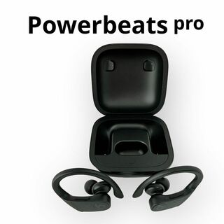 ビーツバイドクタードレ(Beats by Dr Dre)の極美品❤︎ Beats Powerbeats Pro ワイヤレスイヤホン 黒(ヘッドフォン/イヤフォン)