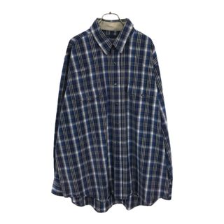 ラングラー(Wrangler)のラングラー チェック柄 長袖 ウエスタンシャツ 18 1/2-36 ブルー系 Wrangler メンズ(シャツ)