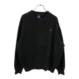 チャンピオン(Champion)のチャンピオン 長袖 スウェット トレーナー MEDIUM ブラック系 Champion 裏起毛 メンズ(スウェット)