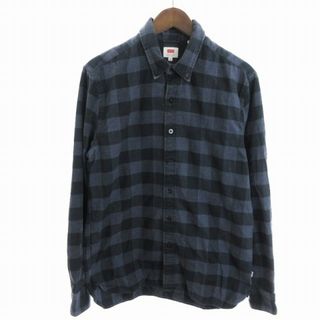 Levi's - リーバイス シャツ 長袖 ボタンダウン BD チェック グレー M ■SM3