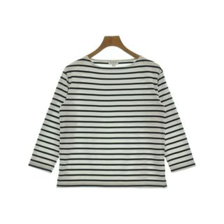 サンスペル(SUNSPEL)のSUNSPEL サンスペル Tシャツ・カットソー 2(M位) 白x黒(ボーダー) 【古着】【中古】(Tシャツ/カットソー(半袖/袖なし))