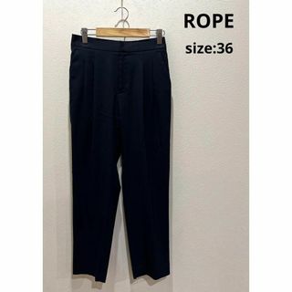 ロペ(ROPE’)のロペ ROPE 防透け 吸水速乾 ボディシェル テーパード パンツ レディース(カジュアルパンツ)