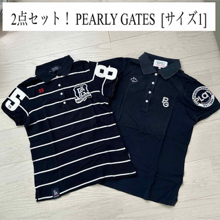 PEARLY GATES - 2点セット！パーリーゲイツ ポロシャツ ウェア ゴルフ