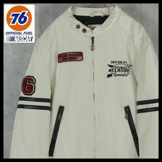 【超希少】セブンシックス ブルゾン レーシングジャケット ライダース 90s(ブルゾン)