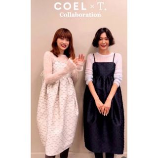 COEL×t.ジャガードコクーンキャミワンピース(ロングワンピース/マキシワンピース)