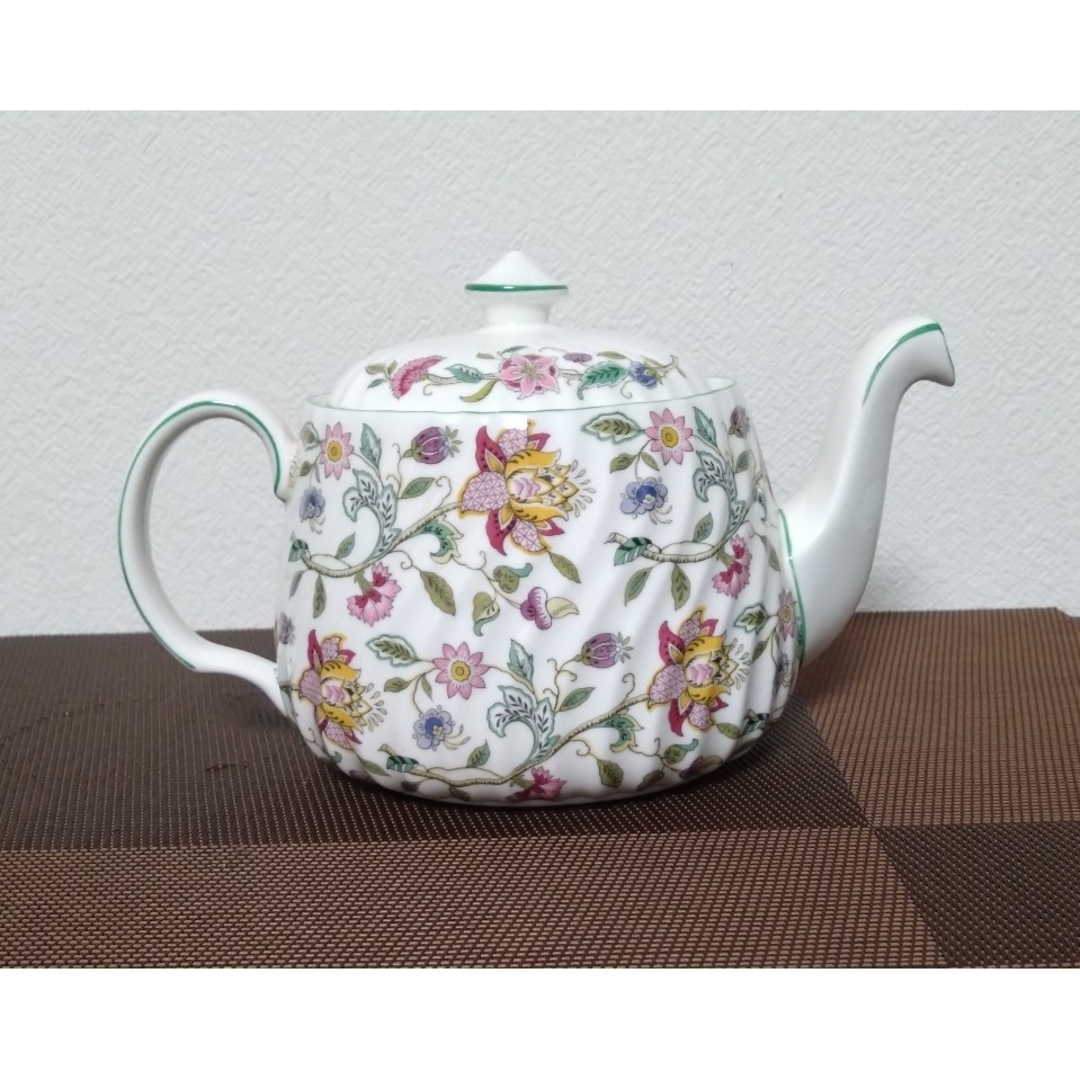 廃盤Minton ミントン✴︎ハドンホール グリーン ティーポット L 廃盤Minton ミントン✴︎ハドンホール グリーン ティーポット L