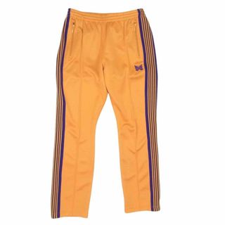 Needles ニードルス KP221 NARROW TRACK PANT POLY SMOOTH トラック パンツ オレンジ系 S【中古】