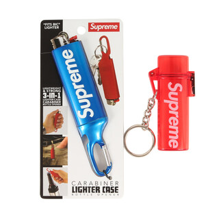 シュプリーム(Supreme)のSupreme シュプリーム ライターケース 2種セット Waterproof Lighter Case Keychain Lighter Case Carabiner ブルー レッド ブランド 小物 雑貨 アイテム【メンズ】(その他)