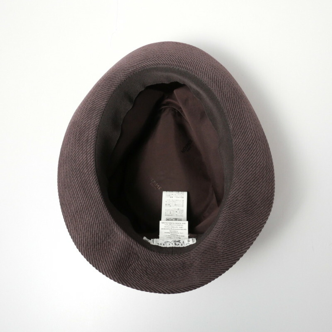 HERMES - □美品□HERMES エルメス ハット サイズ59 中折れ HERMES - □美品□HERMES エルメス ハット サイズ59 中折れ