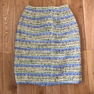 ロートレアモン(LAUTREAMONT)のLAUTREAMONT  ツイード　スカート　サイズ38(ひざ丈スカート)