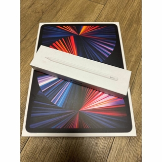 アップル(Apple)のiPad Pro 12.9 5th WiFi 256GB ペンシル、ケース付き(デスクトップ型PC)