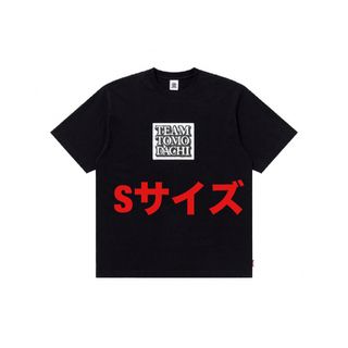 black eye patch TEAM TOMODACHI Tシャツ 黒 S(Tシャツ/カットソー(半袖/袖なし))