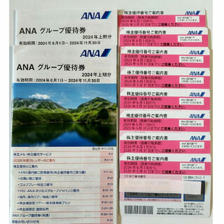 ANA(全日本空輸) - ANA株式優待券　2024年上期分　8枚