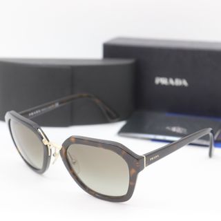 プラダ(PRADA)のITUCXQVZFF7Y PRADA プラダ サングラス SPR25R 55□21 140 2AU-4M1 べっ甲柄 ブラウン 箱 ケース付 レディース(サングラス/メガネ)